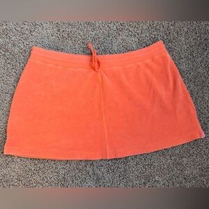 Vintage Lilly Pulitzer Vibrant Orange Terry Cloth Skirt